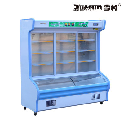 雪村(Xuecun) 商用展示柜卧式 DC-1800 1.8米 点菜柜880L 双机双温上冷藏柜下微冻柜保鲜柜麻辣烫柜 雪村(Xuecun)冷柜/冰吧 DC-1800 【价格 图片 品牌 报价】-苏宁易购