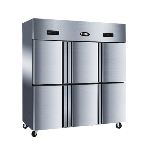 富雪岛冷藏四门厨房双温冷冻六门冷柜保鲜立式展示柜